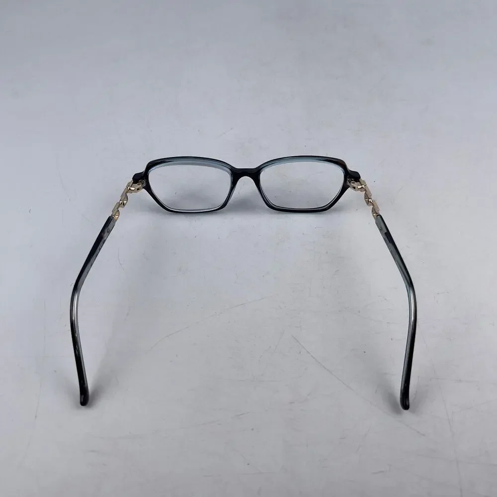 Tura R577 TOR Women's Eyeglasses Frame Black Blue‎ Plastic Full Rim 50-15-135mm